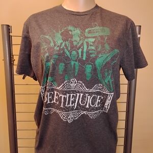 Warner Bros.‎ Beetlejuice Graphic Tee - Gray and Green